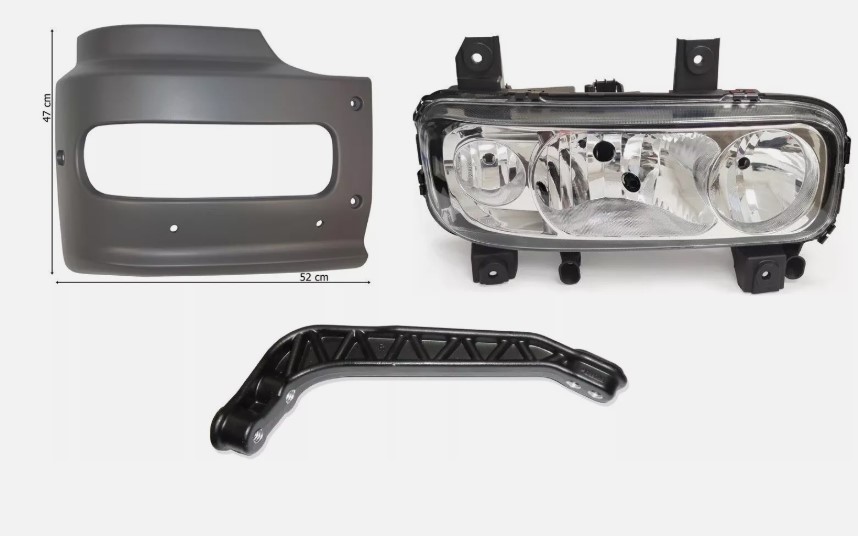 HEADLIGHT WITH FOG LIGHT MANUAL RH