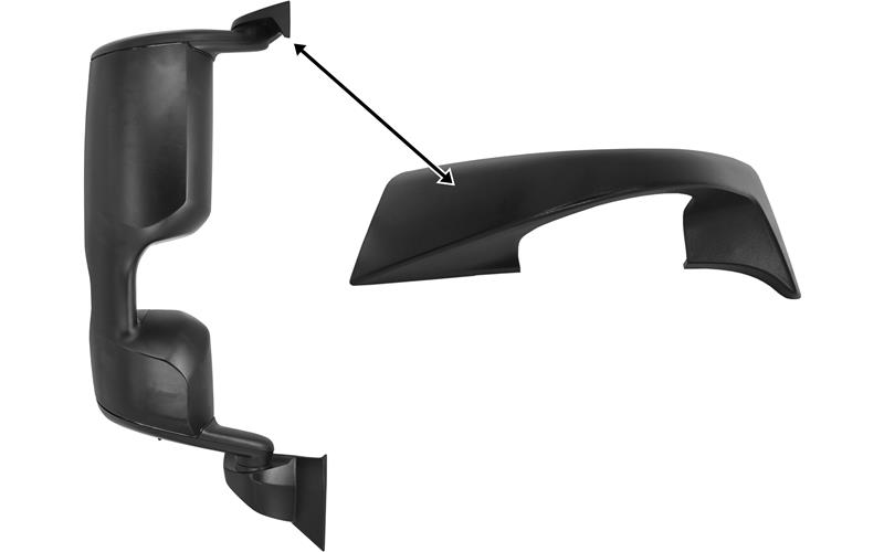 UPPER MIRROR ARM COVER   RH