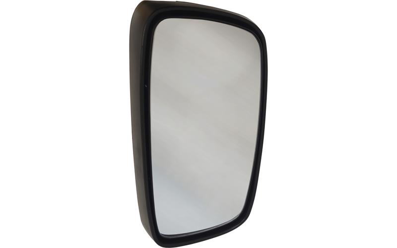 Daf Hino main mirror electric  heat aluminum R1200 ABS for arm 28mm 24V LH e-mark