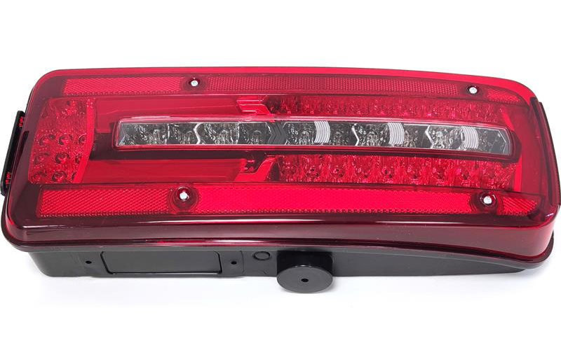 REAR LAMP LED HIGHLIGHT SIDE PLUG NO NUMBER PLATE WITH ALARM RH