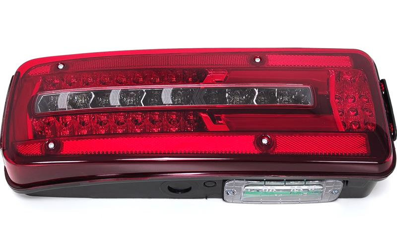 REAR LAMP WITH 500MM WIRE AND NUMBER PLATE NO ALARM LH