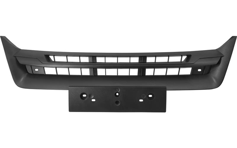 Low-profile grille without bright strips TGS