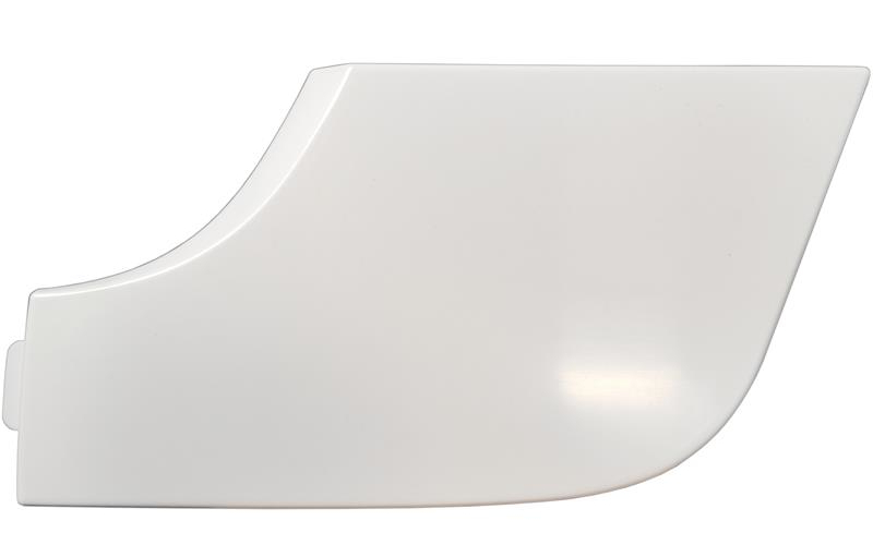 Headlamp case cover left white