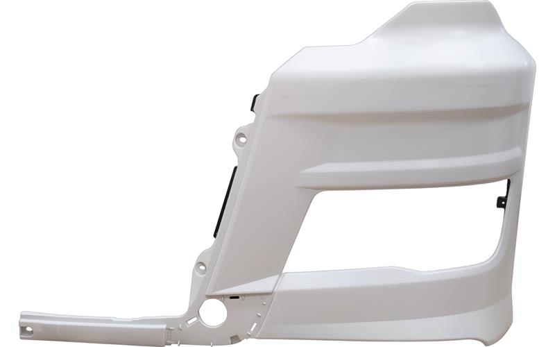HEADLAMP FRAME White, without holes
