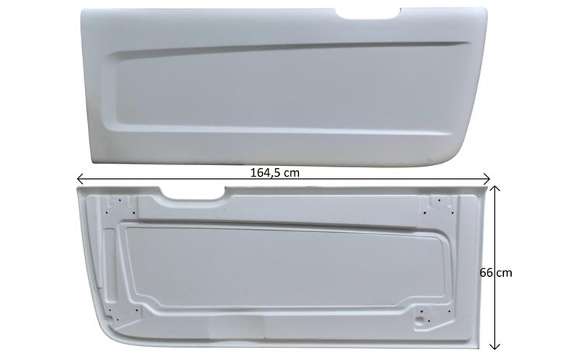 Spoiler on fuel tank LH