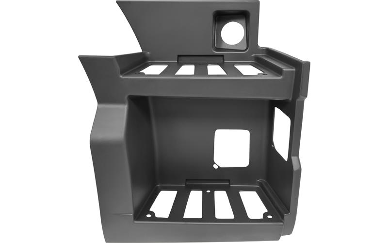 STEP PEDAL
/GREY W/ HOLES gray, with three holes RH