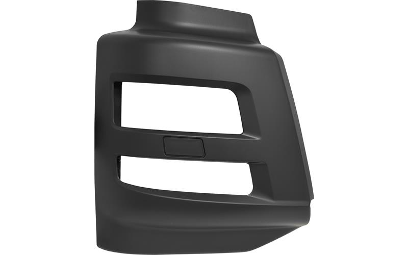 Man TGM E6 side bumper with washer hole cover no fog lamp cover white PC+ABS RH