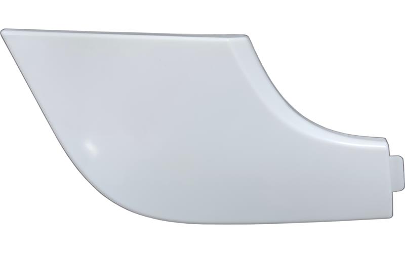 Head lamp case cover right gray