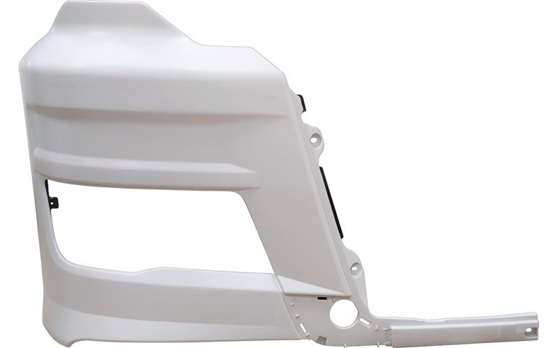 HEADLAMP FRAME White, without holes