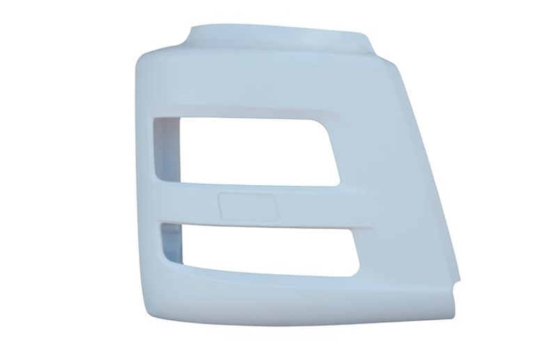 Man TGL TGM E6 bumper no washer hole cover white PC+ABS RH