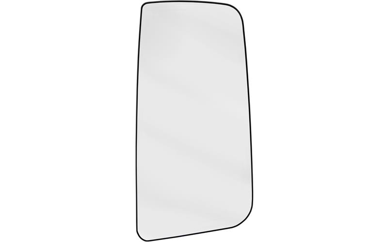 Mercedes Actros MP4 Antos Arocs main mirror glass unit heat 24V  with chrome lens RH