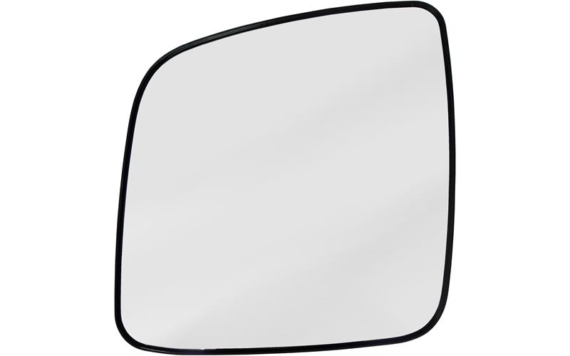 Mercedes Actros MP4 Antos Arocs wide angle mirror glass unit heat 24V with chrome lens RH