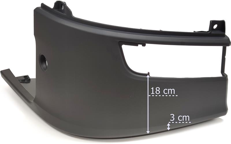 BUMPER COVER RH