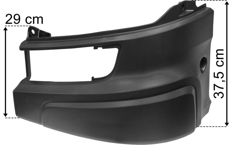 Bumper exterior trim LH