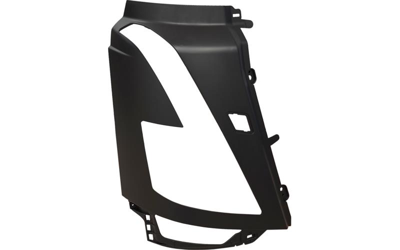 headlamp panel; right
without holes