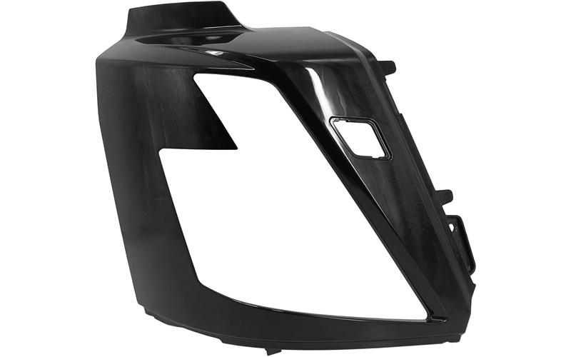 headlamp panel; right
without holes