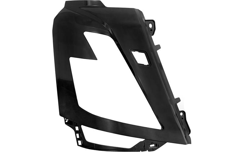 headlamp panel; right
without holes