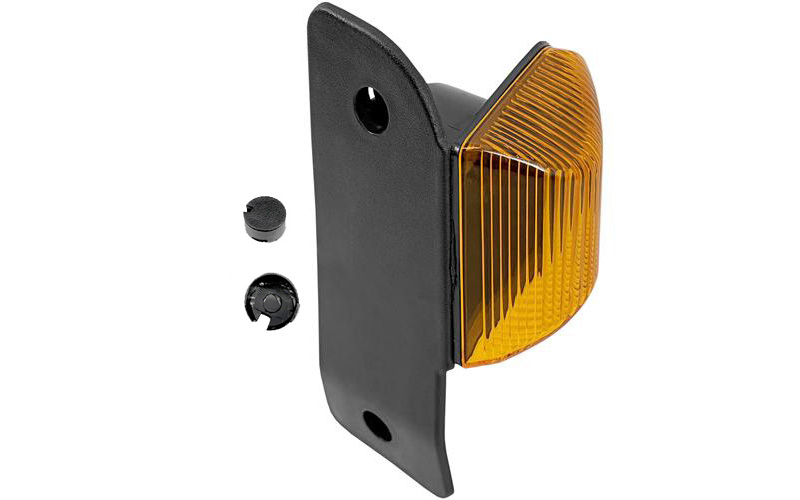 SIDE LAMP AMBER 2HOLES WITH SOCKET NO BULB RH