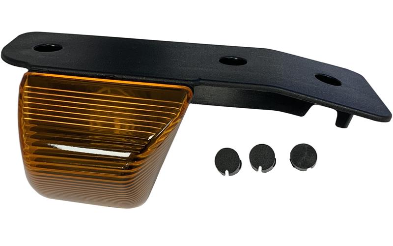 SIDE LAMP AMBER 3HOLES WITH SOCKET NO BULB LH