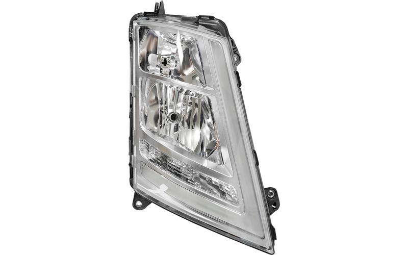 HEADLIGHT MANUAL CHROME LHD RH