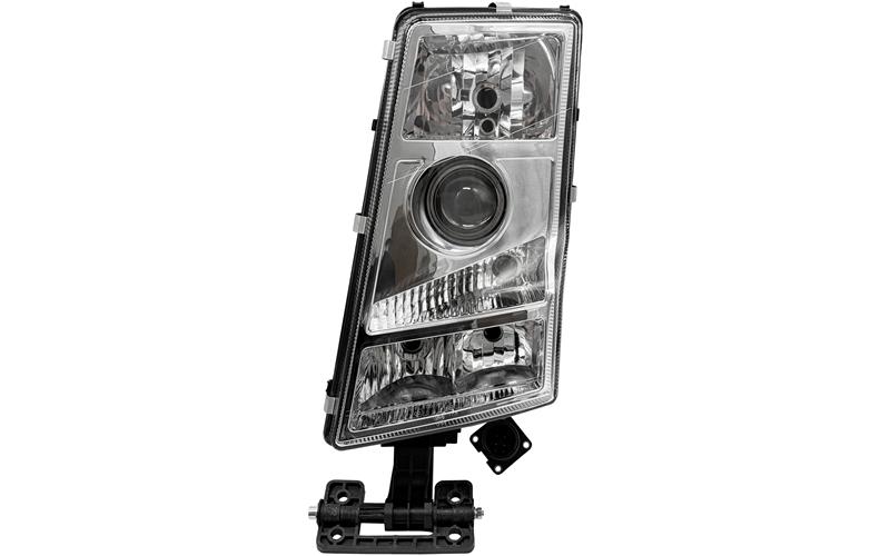 HEAD LAMP MANUAL WITH MALE ROUND PLUG GOOD LH E-MARK