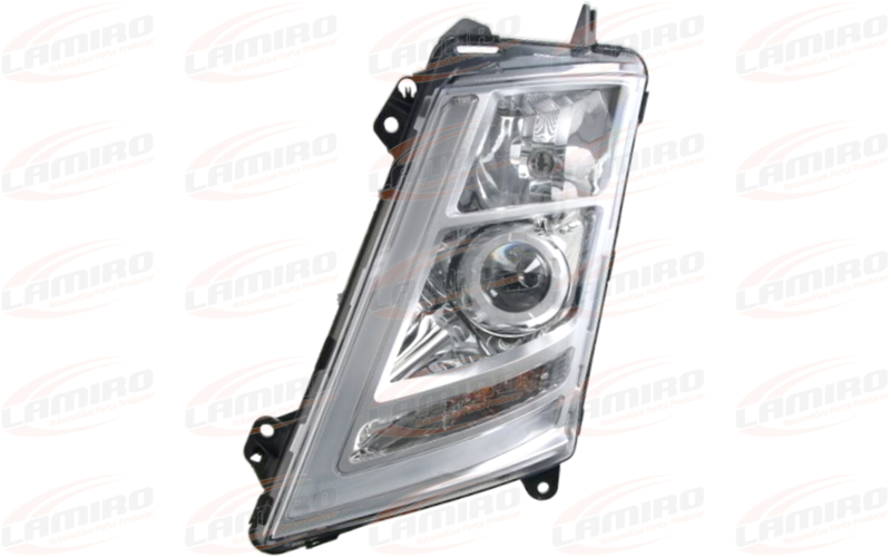 HEADLIGHT MANUAL XENON  CHROME LHD LH