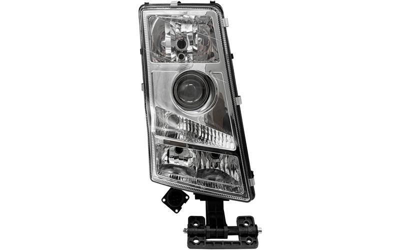 HEAD LAMP MANUAL WITH MALE ROUND PLUG GOOD RH E-MARK