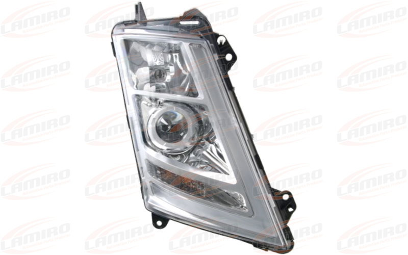 HEADLIGHT MANUAL XENON  CHROME LHD RH