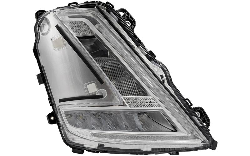 LED HEADLIGHT ELECTRIC CHROME RH