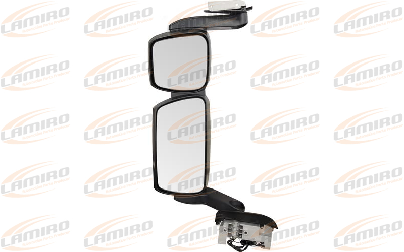 Iveco Stralis mirror manual aluminum heat medium arm with arm cover LHD LHS 2pcs/ctn normal e-mark
