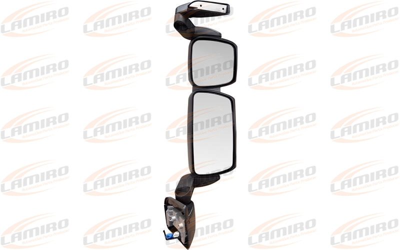 Iveco Stralis mirror electric aluminum heat short arm  with arm  cover  normal 2pcs/ctn LHD RHS e-mark