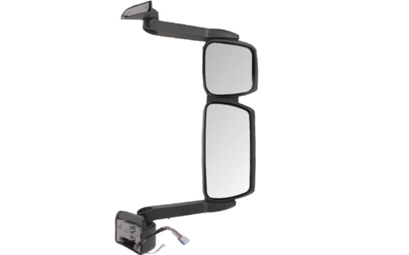Iveco Stralis mirror electric aluminum heat long arm with arm cover LHD RHS good e-mark (arm length 520mm)