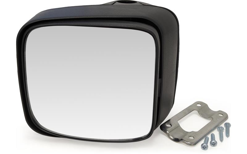 Man wide angle mirror 188x207mm electric heat LHD LHS and RHD RHS e-mark