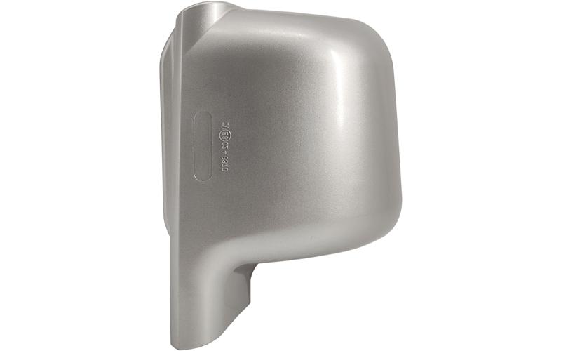 Renault wide angle mirror cover grey silver LH e-mark