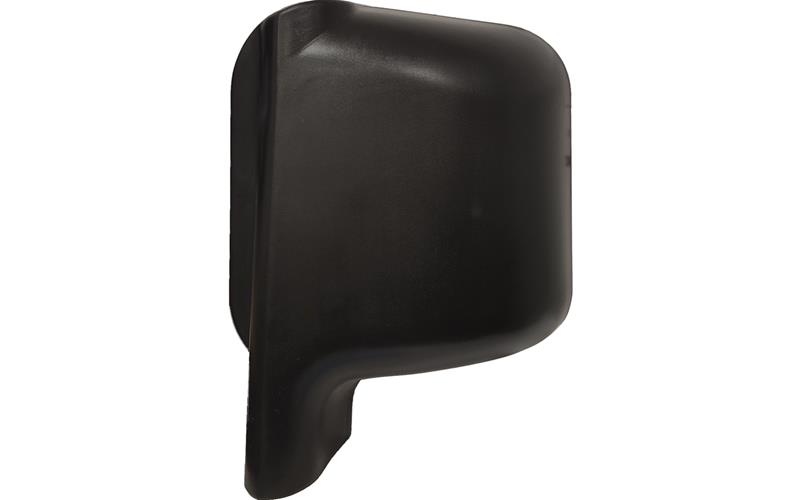 Renault wide angle mirror cover black LH e-mark