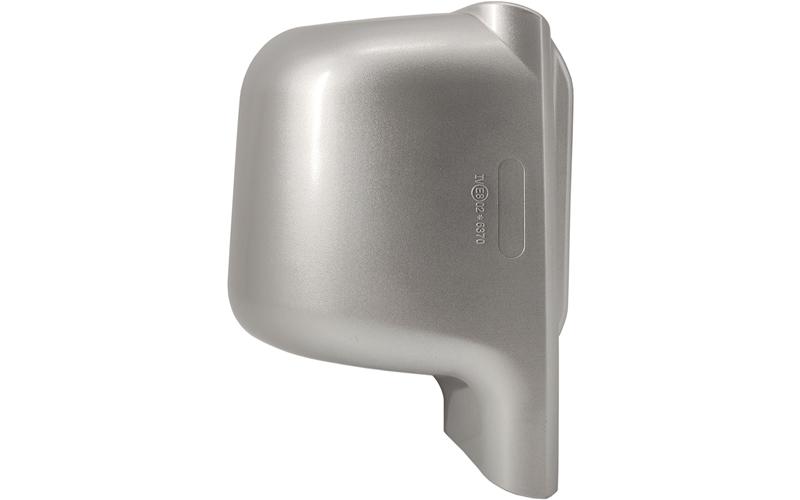 Renault wide angle mirror cover grey silver RH e-mark