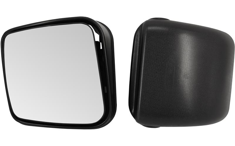 Renault wide angle mirror glass unit heat LH