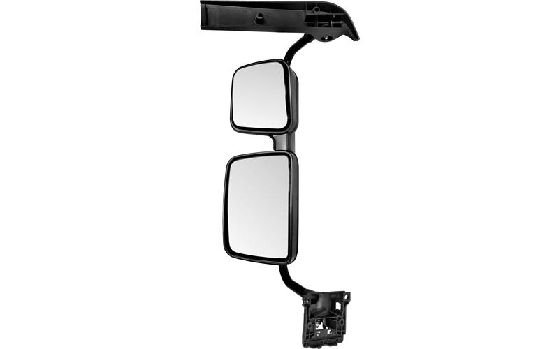 Renault main mirror electric and wide angle mirror electric black heat 24V short arm LH e-mark