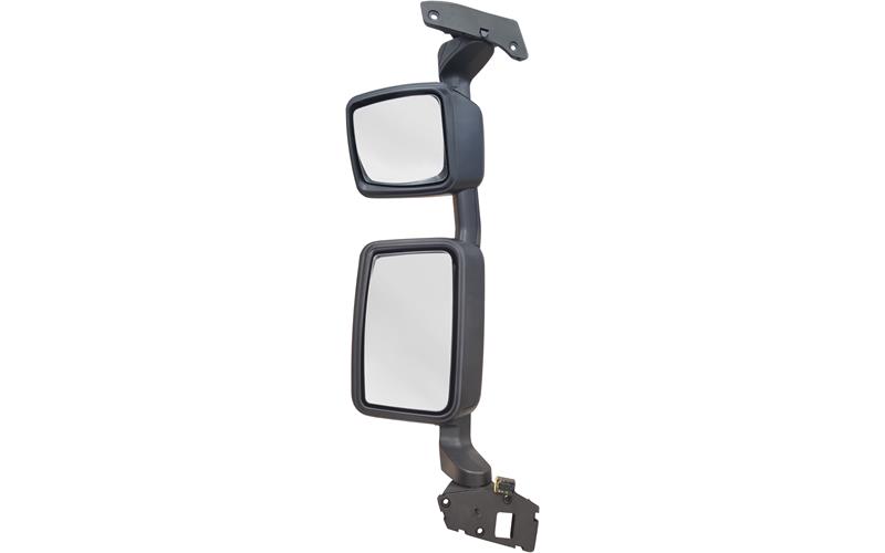 Renault Range T E6 mirror II IV electric chrome heat 24V grey nwith arm cover inferior LHD LHS e-mark