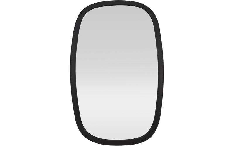 Scania mirror no heat iron in PVC rim e-mark