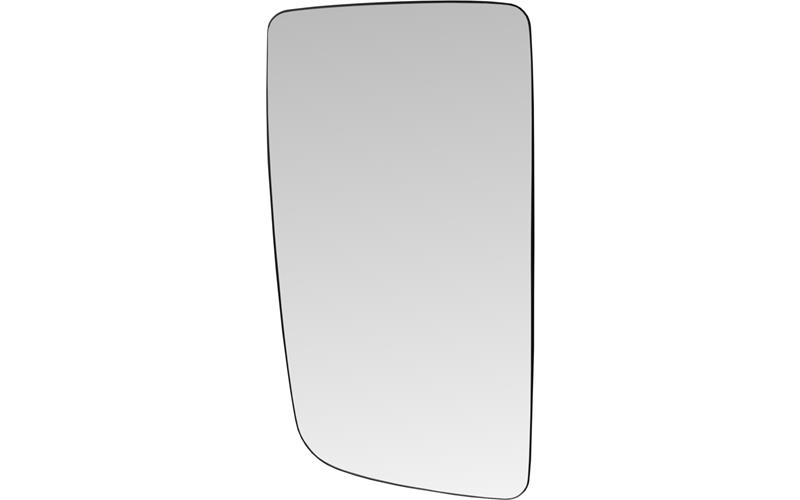 Scania L P G R S 2016-up main mirror glass unit chrome heat LH